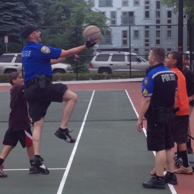 Image of Cambridge Police Late Night Basketball  program