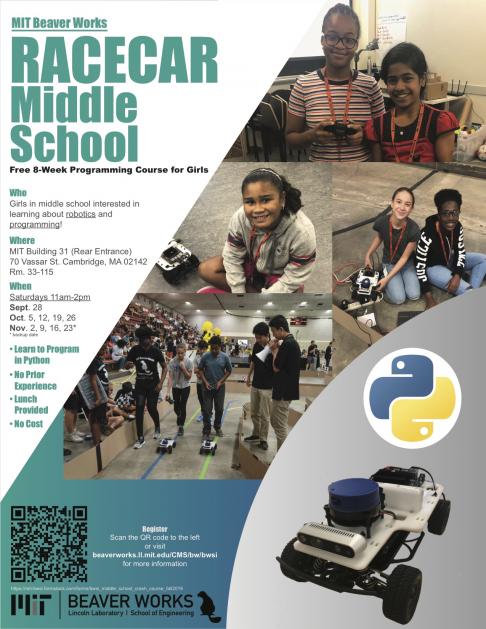 Image of RACECAR Middle School with MIT Beaver Works program