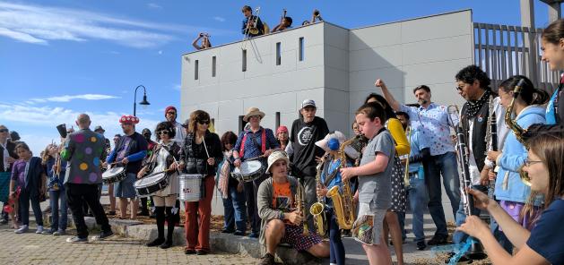 Camp HONK on George's Island, July 2017